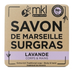 MKL Green Nature Savon de Marseille Surgras Lavande 100 Grammes