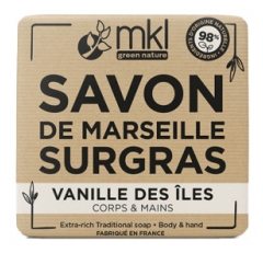 MKL Green Nature Savon de Marseille Surgras Vanille des &Icirc;les 100 Grammes