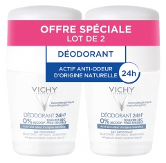 Vichy D&eacute;odorant Sans Sels d'Aluminium Roll-On Duo 2 x 50 ml