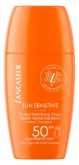 Lancaster Sun Sensitive Luminous Tan Fluide Teint&eacute; et Matifiant SPF 50 30 ML