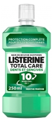 Listerine Total Cared Bain de Bouche Dents et Gencives 10 B&eacute;n&eacute;fices en 1 250 ml