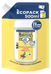 Le Petit Marseillais Douche Cr&egrave;me Extra Doux Lait Vanille Eco Recharge 500 ML