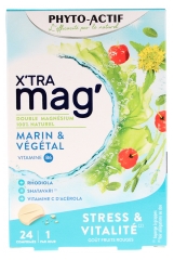 Phyto-Actif X'tra Mag' Stress & Vitalit&eacute; Marin & V&eacute;g&eacute;tal 24 Comprim&eacute;s