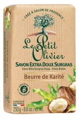 Le Petit Olivier Savon Surgras Extra Doux au Beurre de Karit&eacute; 250 g