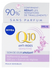 Nivea Q10 Sensitive Soin de Jour Apaisant Peaux Sensibles Anti-Rides FPS15 50 ml