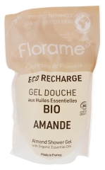 Florame Gel Douche Amande Rechargeable Bio Eco Recharge 700 ML