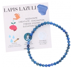 Natura Square Bracelet Facettes Lapis Lazuli 1 Pi&egrave;ce