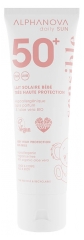 Alphanova Sun Sensible Lait Solaire B&eacute;b&eacute; Tr&egrave;s Haute Protection SPF50+ 50 ml 