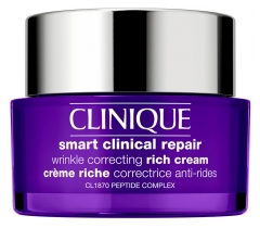 Clinique Smart Clinical Repair Cr&egrave;me Riche Correctrice Anti-Rides Peau S&egrave;che 50 ml