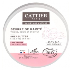 Cattier Beurre de Karit&eacute; - 100% Bio - 20 g