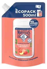 Le Petit Marseillais Gel Douche Extra Doux P&ecirc;che Blanche & Nectarine &Eacute;co Recharge 500 ML