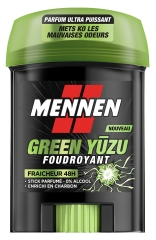 Mennen D&eacute;odorant Green Yuzu Foudroyant Fra&icirc;cheur 48H Stick 60 ml
