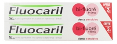 Fluocaril Dentifrice bi-Fluor&eacute; Dents Sensibles 2 x 75 ml