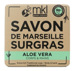 MKL Green Nature Savon de Marseille Surgras Aloe Vera 100 Grammes