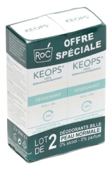 RoC Keops D&eacute;odorant &agrave; Bille 48H Lot 2 x 30 ML
