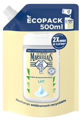 Le Petit Marseillais Cr&egrave;me de Douche Extra Douce Lait Eco Recharge 500 ML