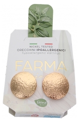 Pharma Bijoux Boucles d'Oreilles Hypoallerg&eacute;niques Bottone Gold 
