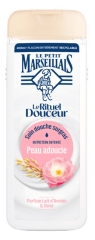 Le Petit Marseillais Soin Douche Surgras Lait d'Avoine & Rose 400 ML