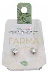 Pharma Bijoux Boucles d'Oreilles Hypoallerg&eacute;niques Xirius Crystal 7,15 MM Peaux Sensibles