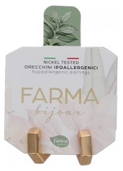 Farma Bijoux Boucles d'Oreilles Hypoallerg&eacute;niques Cr&eacute;ole Octogonale de 17 MM