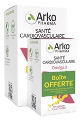 Arkopharma Arkog&eacute;lules Om&eacute;ga 3 Sant&eacute; Cardiovasculaire 180 Capsules + 60 Capsules Offertes