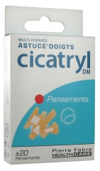 Pierre Fabre Health Care Cicatryl dm Pansements Multiformes Doigts X 20