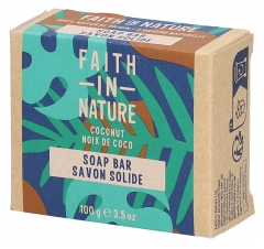 Faith In Nature Savon Solide &agrave; la Noix de Coco 100 Grammes