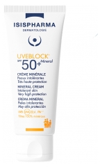 Isispharma Uveblock Cr&egrave;me Min&eacute;rale Visage SPF50+ 40 ML