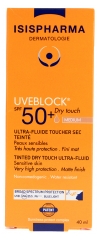 Isispharma Uveblock Ultra-Fluide Toucher Sec Teint&eacute; Visage SPF50+ 40 ML