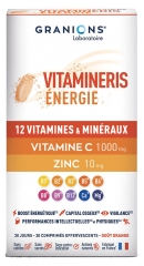 Granions Vitamineris &Eacute;nergie 1000 mg 30 Unit&eacute;s