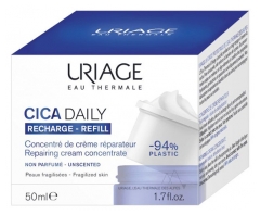 Uriage Cica-Daily Concentr&eacute; de Cr&egrave;me R&eacute;parateur Peaux Fragilis&eacute;es &Eacute;co-Recharge 50 ml
