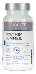 Biocyte Noctrim Forte - Sommeil et Endormissement - 1,9 mg M&eacute;latonine Inositol Coquelicot Magn&eacute;sium et Vitamine B6 - 30 G&eacute;lules