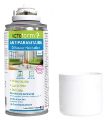 Vetoform Antiparasitaire Diffuseur Habitation pour 36 m2 150 ML