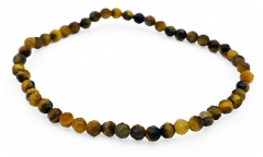 Natura Square Bracelet Facettes Oeil de Tigre 1 Pi&egrave;ce