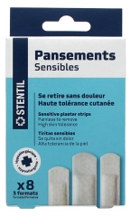 Stentil Pansements Sensibles 8 Unit&eacute;s