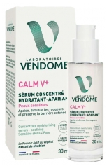 Laboratoires Vend&ocirc;me Calm V+ S&eacute;rum Concentr&eacute; Hydratant Apaisant Peaux Sensibles 30 ml