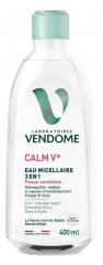 Laboratoires Vend&ocirc;me Calm V+ Eau Micellaire 3en1 Peaux Sensibles 400 ml