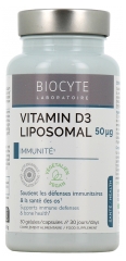 Biocyte Longevity Vitamin D3 Liposomal 50 &micro;g Immunit&eacute; 30 G&eacute;lules