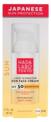 Hada Labo Tokyo Sun Cr&egrave;me Visage Hydratante SPF50 R&eacute;sistante &agrave; l'Eau 50 ml