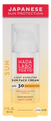 Hada Labo Tokyo Sun Cr&egrave;me Visage Hydratante SPF30 R&eacute;sistante &agrave; l'Eau 50 ml