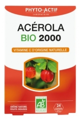 Phyto-Actif Acerola 2000 Vitamine C Bio 24 Comprim&eacute;s