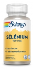Solaray S&eacute;l&eacute;nium 100 mcg Sans Levure 90 Unit&eacute;s