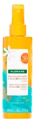 Klorane Solaire - Spray Solaire Sublime SPF 30 au Tamanu Bio et au Mono&iuml; - Corps 200 ml
