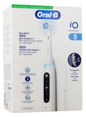 Oral-B IO Laboratory 5 Brosse &agrave; Dents Rechargeable 5 Modes Intelligents + Accessoires