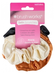Brushworks Chouchous en Satin 4 Unit&eacute;s