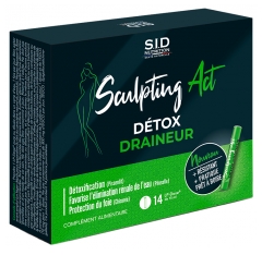 S.I.D Nutrition Sculpting Act D&eacute;tox Draineur 14 Unit&eacute;s