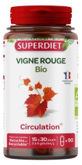 Superdiet Vigne Rouge Circulation Bio 90 G&eacute;lules