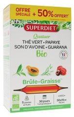 Super Diet Superdiet Quatuor Guarana Br&ucirc;le Graisse Bio 20 Ampoules+10 Offertes