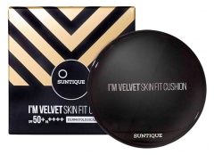 Suntique I'm Velvet Skin Fit Cushion Fond de Teint SPF50+ 12 Grammes