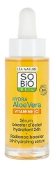 L&eacute;a Nature SO BIO &eacute;tic Hydra Aloe Vera S&eacute;rum Booster d'&Eacute;clat Hydratant 24H Bio 30 ml